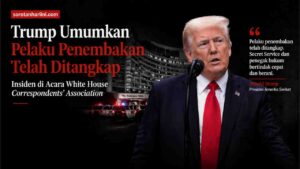 Presiden Donald Trump Berbicara Usai Insiden Penembakan di White House Correspondents' Association Dinner