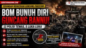 Bom Bunuh Diri Guncang Pakistan, Serangan Militan Tewaskan 12 Polisi di Bannu