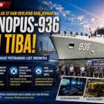 KRI Canopus-936 Resmi Tiba di Indonesia, Kapal Canggih TNI AL Siap Perkuat Pertahanan Laut
