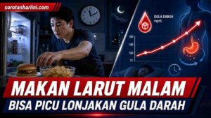 Kebiasaan Makan Larut Malam Bisa Picu Lonjakan Gula Darah