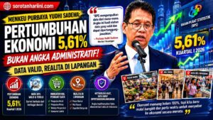 Menkeu Purbaya, Tegaskan Pertumbuhan Ekonomi Indonesia 5,61%