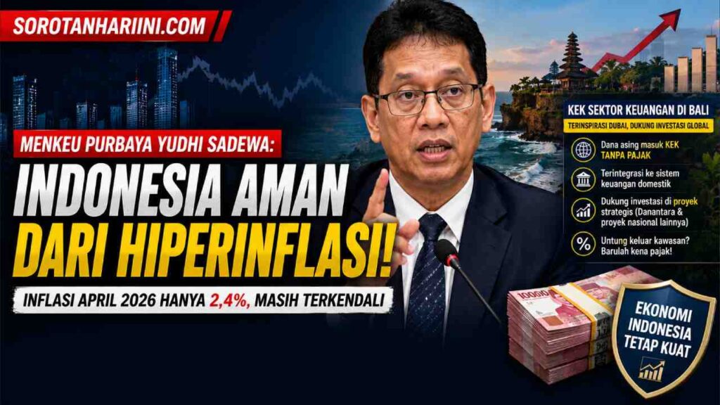 Menkeu Purbaya Yudhi Sadewa Tegaskan Indonesia Masih Aman dari Ancaman Hiperinflasi