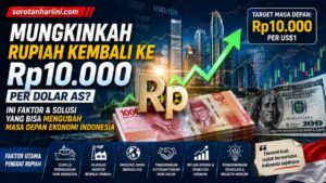 Mungkinkah Rupiah Kembali ke Rp10.000 per Dolar AS? Ini Faktor Penentunya