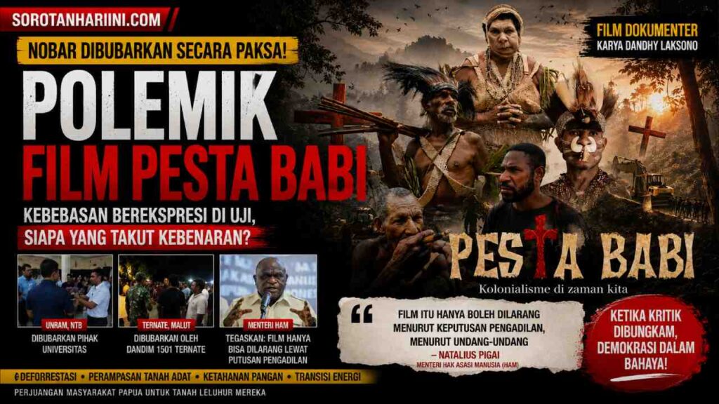 Nobar Film Pesta Babi Dibubarkan, Polemik Kebebasan Berekspresi Kembali Memanas
