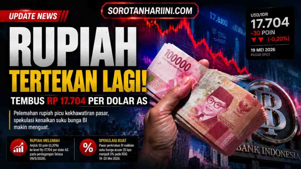Rupiah Melemah ke Level Terendah, Investor Resah, BI Diprediksi Naikkan Suku Bunga