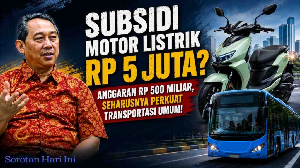 Subsidi Motor Listrik PLN 2026, Efisiensi atau Pemborosan Fiskal?