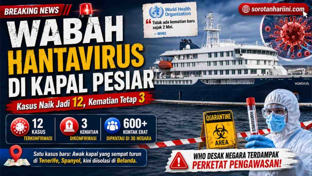 Wabah Hantavirus, WHO Catat 12 Kasus, 3 Meninggal