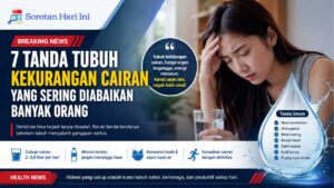 7 Tanda Tubuh Kekurangan Cairan yang Sering Dianggap Sepele