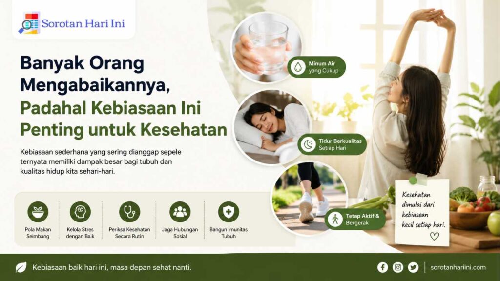 Banyak Orang Mengabaikannya, Padahal Kebiasaan Ini Penting untuk Kesehatan
