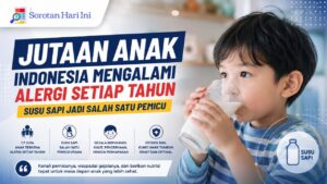 Jutaan Anak Indonesia Mengalami Alergi Setiap Tahun, Susu Sapi Jadi Salah Satu Pemicu