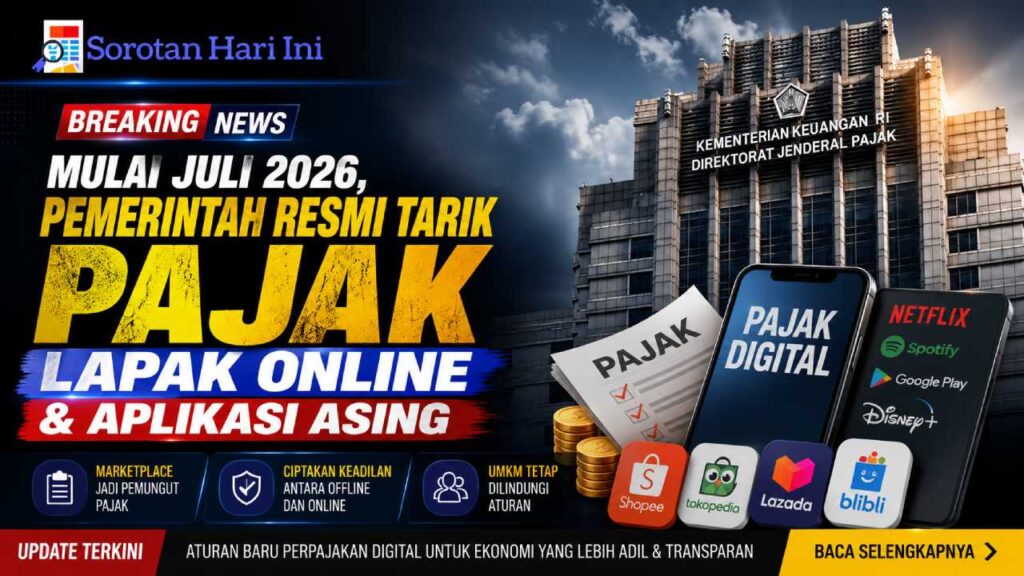 Mulai Juli 2026, Pemerintah Resmi Tarik Pajak Lapak Online
