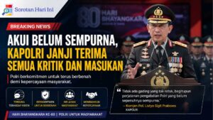 Akui Belum Sempurna, Kapolri Janji Terima Semua Kritik dan Masukan demi Perbaikan Polri