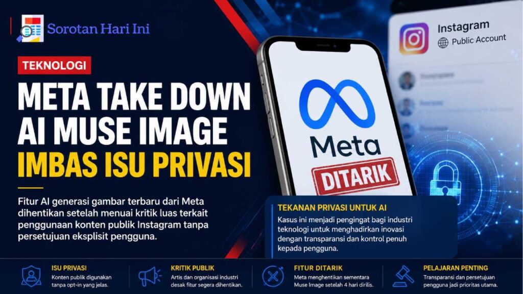 Belum Sepekan Dirilis, Meta Tarik Fitur AI Muse Image Usai Dihujani Kritik Privasi