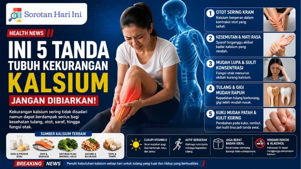 Gejala Awal Kekurangan Kalsium, Kekurangan Kalsium, Kesehatan Tulang, Osteoporosis, Nutrisi Harian, Vitamin D, Makanan Tinggi Kalsium, Gaya Hidup Sehat, Kesehatan Otot, Kesehatan Saraf, Tips Kesehatan, Loves Diet, Mineral Tubuh, Pola Makan Sehat, Kesehatan