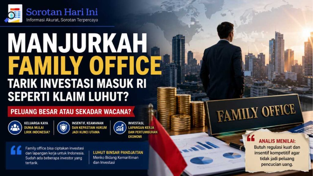 Manjurkah Family Office Tarik Investasi Masuk RI seperti Klaim Luhut?