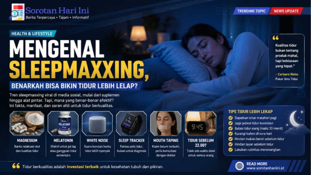 Mengenal Sleepmaxxing, Benarkah Bisa Bikin Tidur Lebih Lelap?