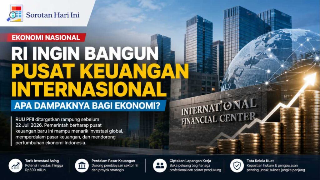 RI Ingin Bangun Pusat Keuangan Internasional, Apa Dampaknya bagi Ekonomi?