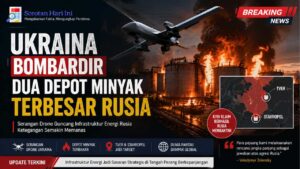 Ukraina Bombardir Dua Depot Minyak Terbesar Rusia, Ketegangan Konflik Kian Meningkat