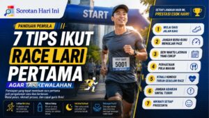7 Tips Ikut Race Lari Pertama agar Tak Kewalahan