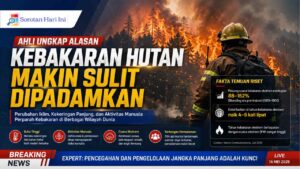 Ahli Ungkap Alasan Kebakaran Hutan Makin Sulit Dipadamkan