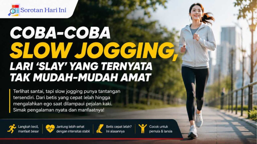 Coba Slow Jogging, Lari ‘Slay’ yang Ternyata Tak Semudah Kelihatannya