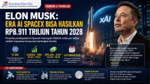 Elon Musk Prediksi Era AI SpaceX Bisa Hasilkan Rp8.911 Triliun per Tahun