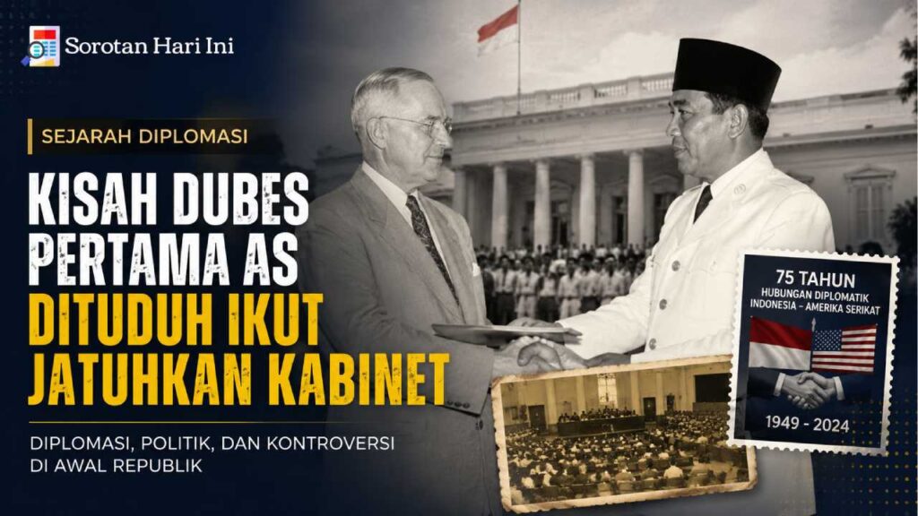 Kisah Dubes Pertama AS usai RI Merdeka, Dituduh Ikut Jatuhkan Kabinet