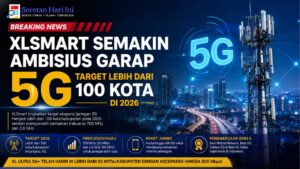 XLSmart Semakin Ambisius Garap 5G, Target Lebih dari 100 Kota di 2026
