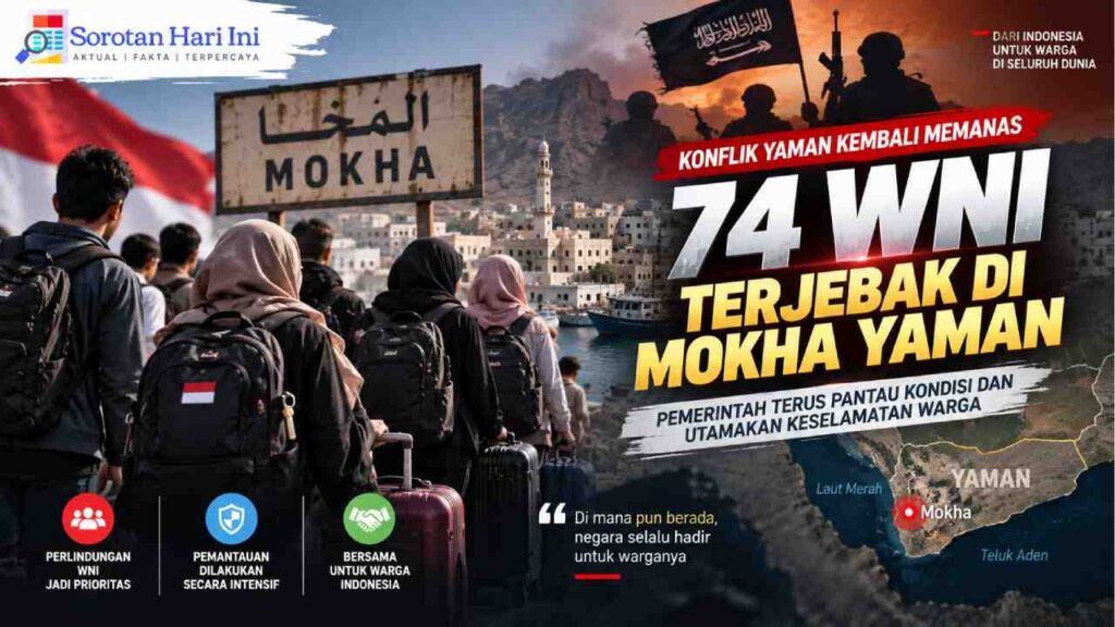 74 WNI Terjebak di Mokha Yaman Usai Wilayah Dikuasai Houthi