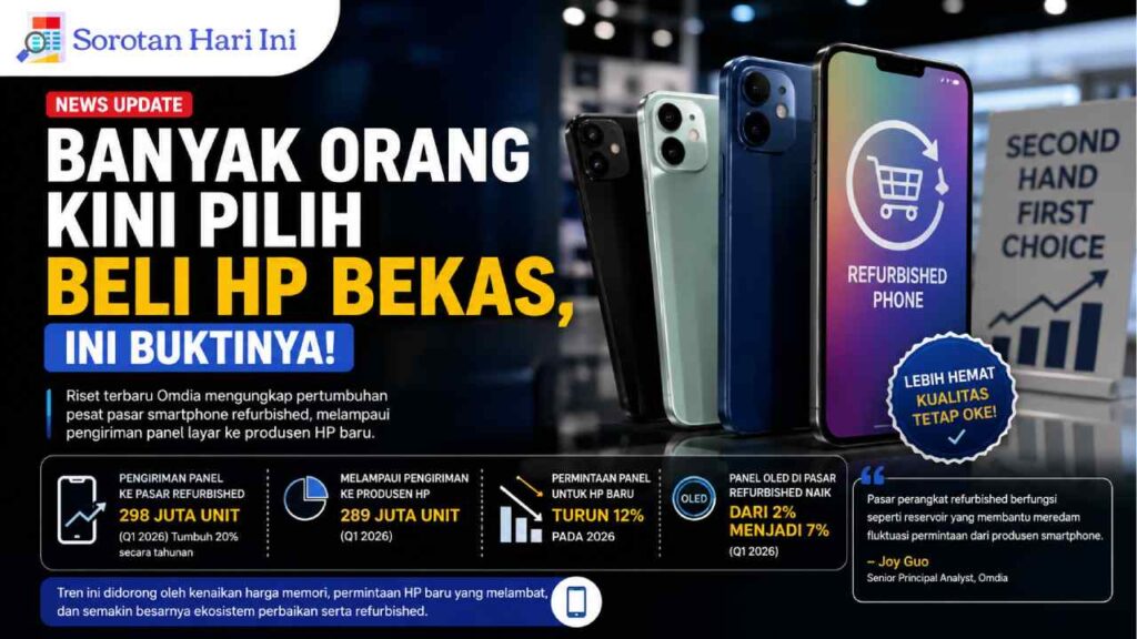 Banyak Orang Kini Pilih Beli HP Bekas, Ini Buktinya