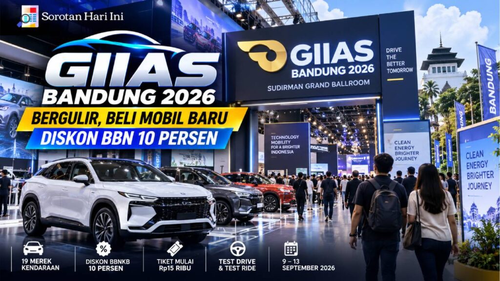 GIIAS Bandung 2026 Bergulir, Beli Mobil Baru Dapat Diskon BBN 10 Persen