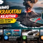 Gunung Anak Krakatau Bikin Kejutan, Daratan Baru Muncul dari Proses Alam