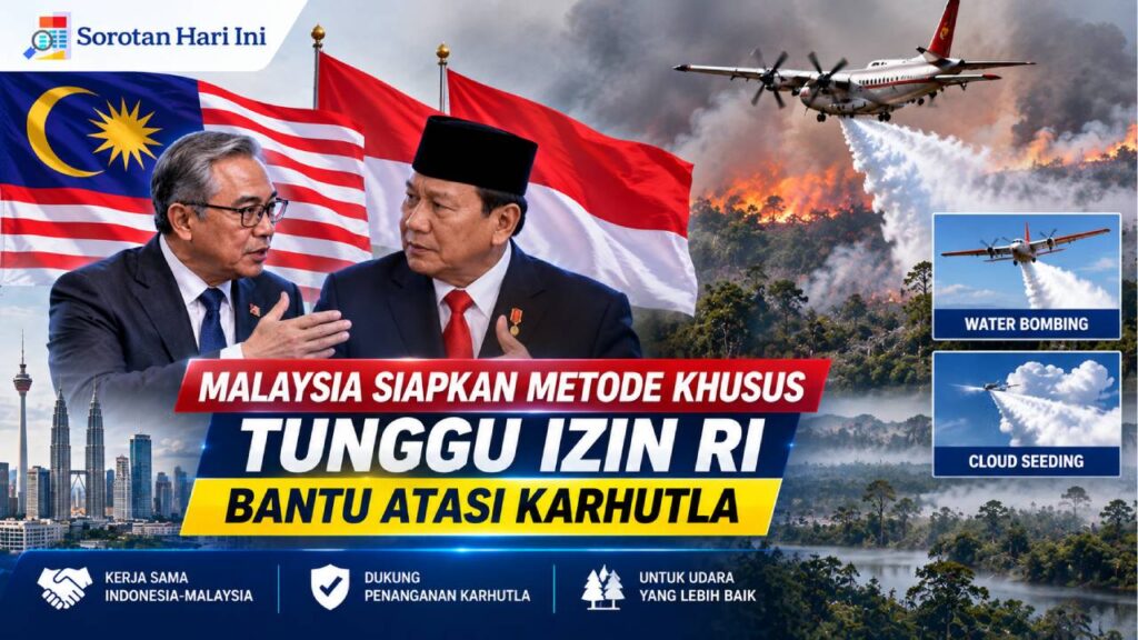 Malaysia Siapkan Metode Khusus, Tunggu Izin RI Bantu Atasi Karhutla