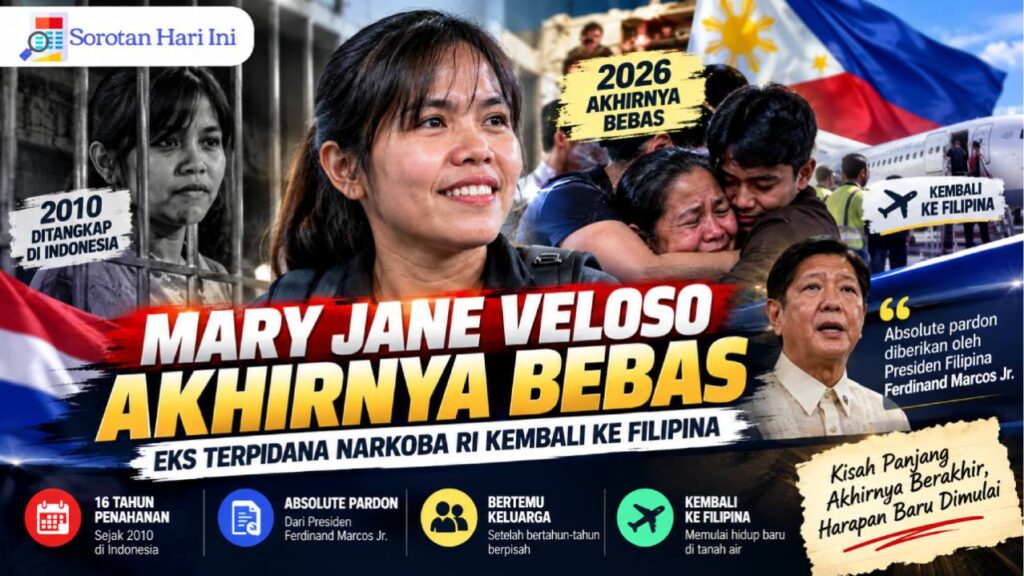 Mary Jane Veloso Akhirnya Bebas, Eks Terpidana Narkoba RI Kembali ke Filipina