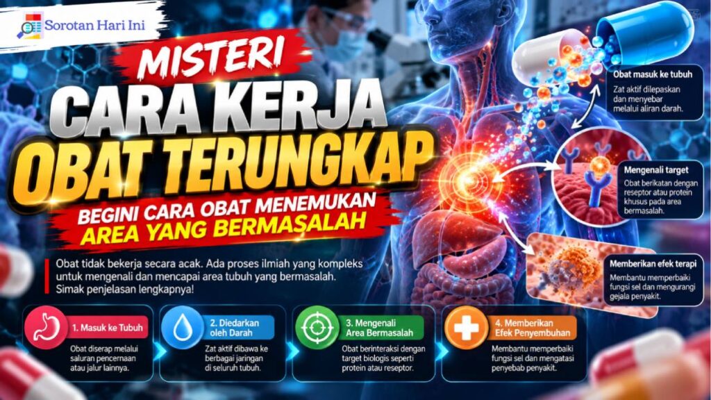 Misteri Cara Kerja Obat Terungkap, Begini Cara Obat Menemukan Area yang Bermasalah