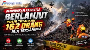 Penindakan Karhutla Berlanjut, Polri Tetapkan 162 Orang Jadi Tersangka