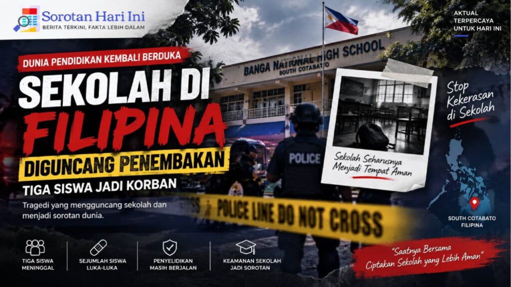 Sekolah di Filipina Diguncang Penembakan, Tiga Siswa Jadi Korban