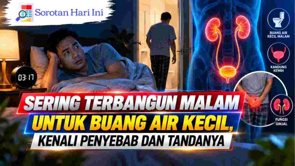 Sering Terbangun Malam untuk Buang Air Kecil, Kenali Penyebab dan Tandanya