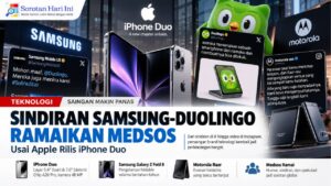 Sindiran Samsung-Duolingo Ramaikan Medsos Usai Apple Rilis iPhone Duo