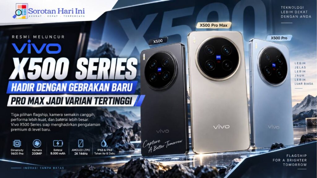 Vivo X500 Series Hadir dengan Gebrakan Baru, Pro Max Jadi Varian Tertinggi