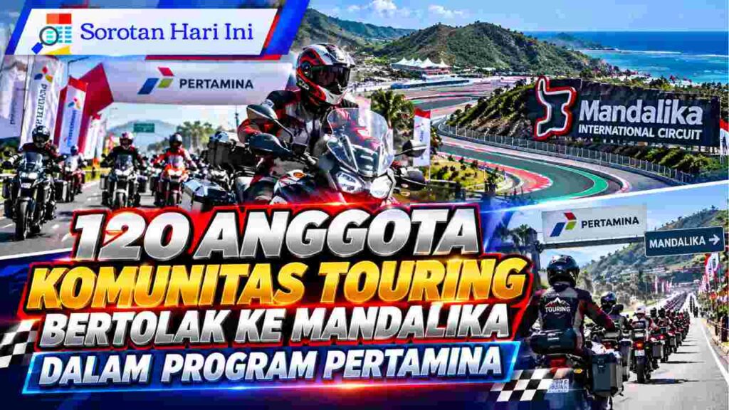 120 Anggota Komunitas Touring Bertolak ke Mandalika dalam Program Pertamina