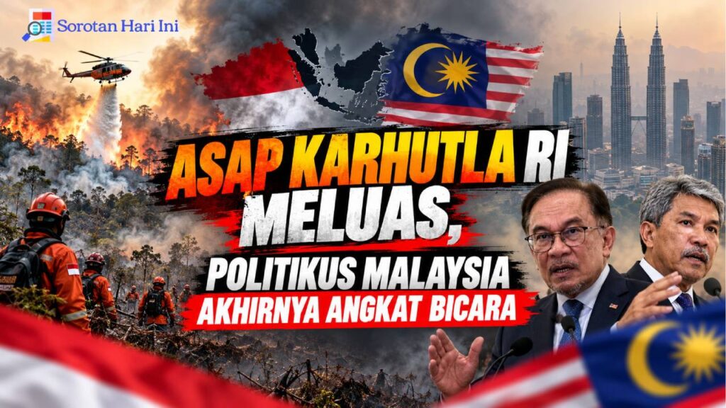 Asap Karhutla RI Meluas, Politikus Malaysia Akhirnya Angkat Bicara