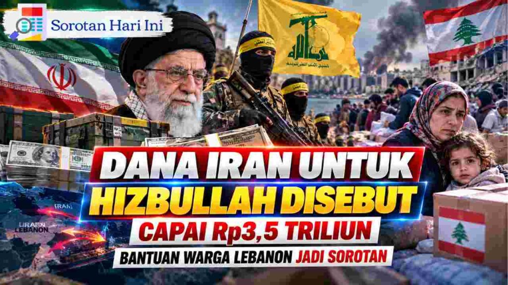 Dana Iran untuk Hizbullah Disebut Capai Rp3,5 Triliun, Bantuan Warga Lebanon Jadi Sorotan