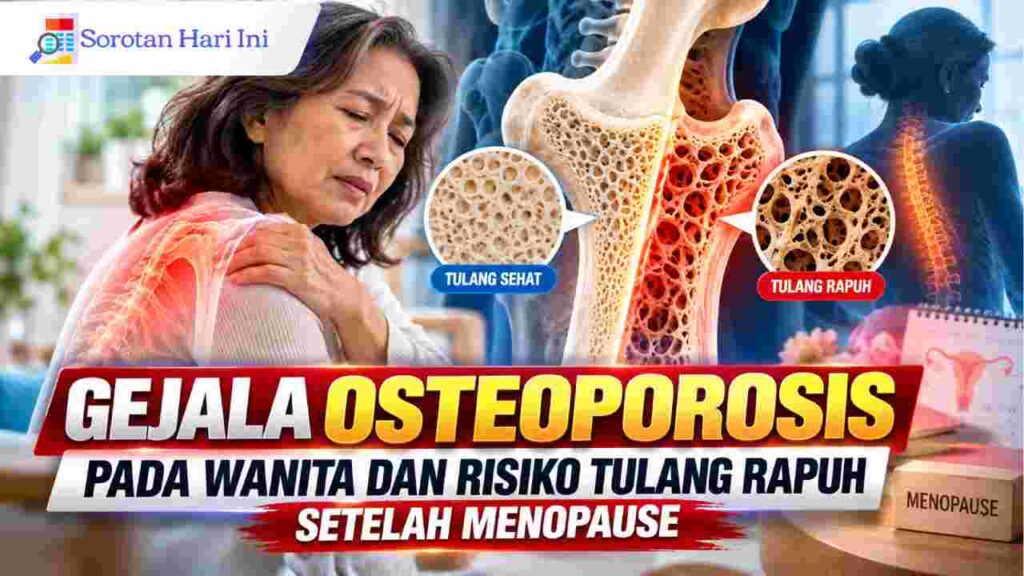 Gejala Osteoporosis pada Wanita dan Risiko Tulang Rapuh Setelah Menopause