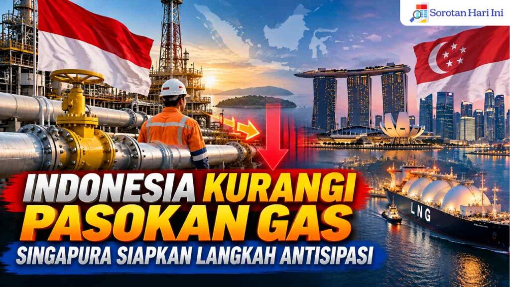 Indonesia Kurangi Pasokan Gas, Singapura Siapkan Langkah Antisipasi