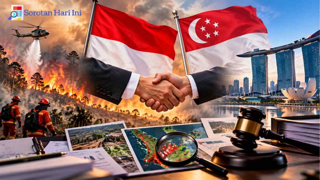 Indonesia-Singapura Bentuk Tim Khusus untuk Memburu Dalang Karhutla