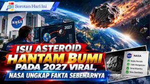 Isu Asteroid Hantam Bumi pada 2027 Viral, NASA Ungkap Fakta Sebenarnya