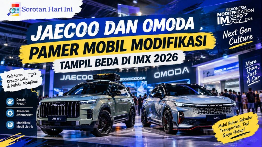 Jaecoo dan Omoda Pamer Mobil Modifikasi, Tampil Beda di IMX 2026