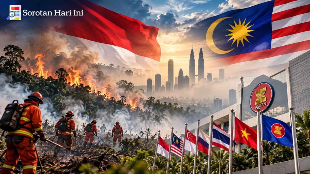 Karhutla Jadi Sorotan Malaysia, Kemlu RI Berikan Tanggapan
