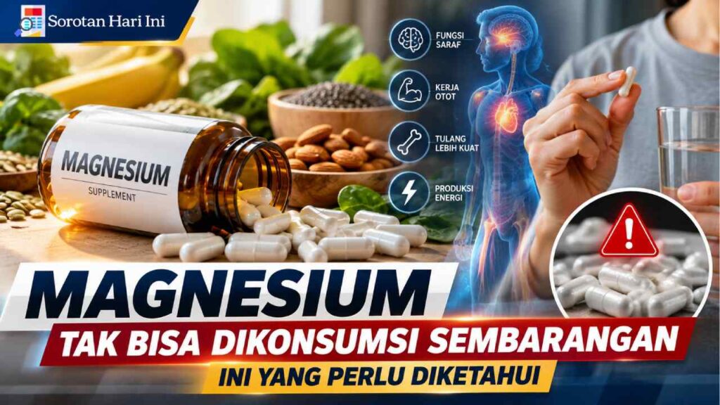 Magnesium Tak Bisa Dikonsumsi Sembarangan, Ini yang Perlu Diketahui